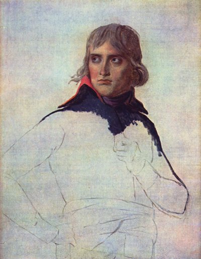 Ritratto del generale Napoleone Bonaparte da Jacques Louis David